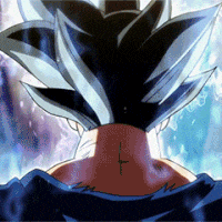 Ultra Instinct Goku - Anime and cartoon gif avatar